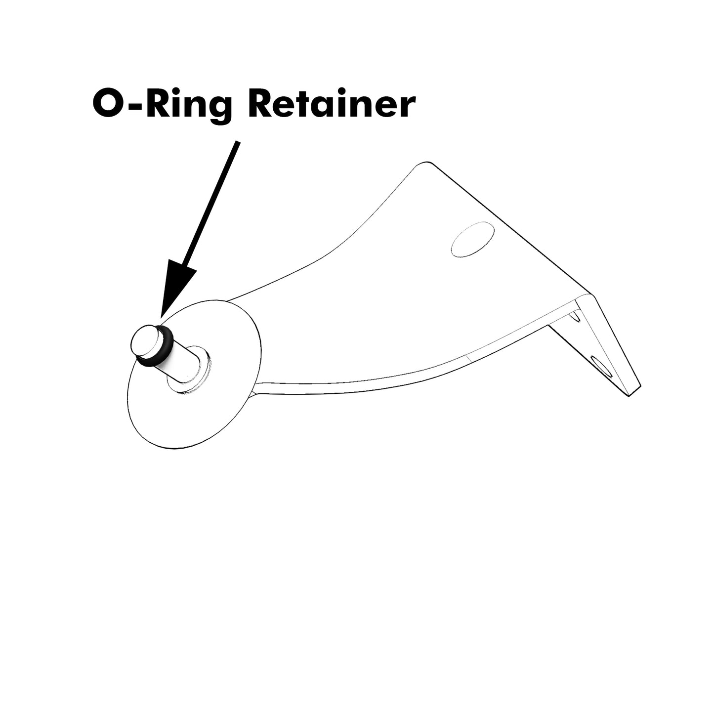 Albright In-Swing Closer Bracket O-Ring