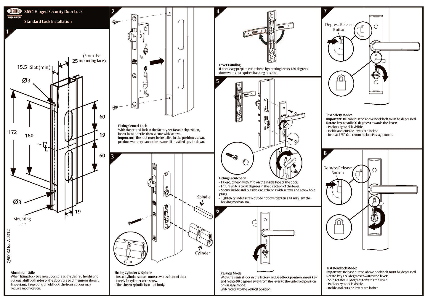 Tasman Security Lock
