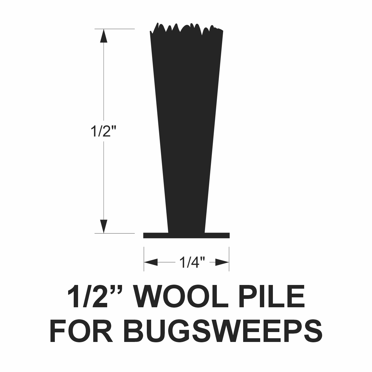 Wool Pile Replacement Bug Sweep