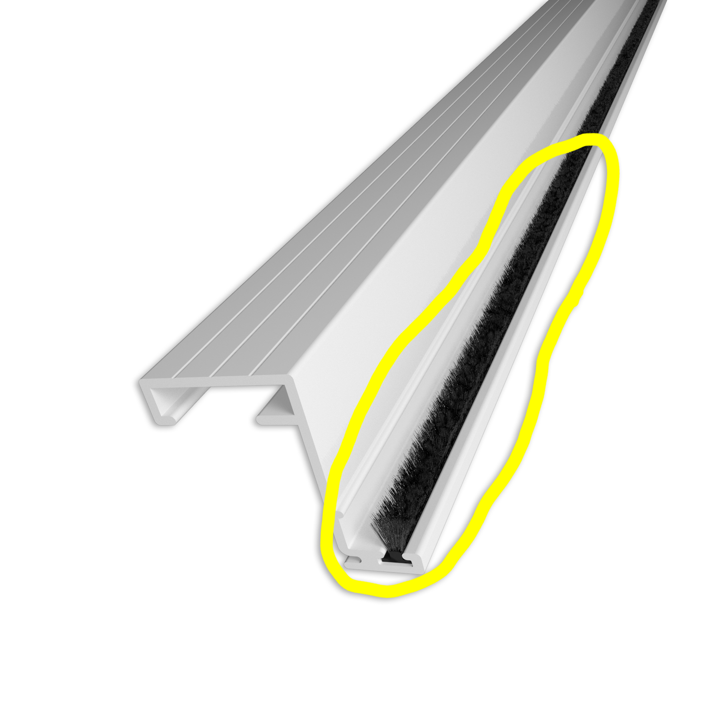 Wool Pile Replacement Z-Bar/Astragal